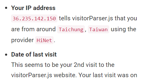 Visitor-Parser-JS