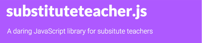 substituteteacher.js
