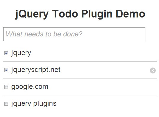 http://www.jqueryscript.net/other/Creating-A-Minimal-Todo-List-Web-App-With-jQuery-Todo-Plugin.html