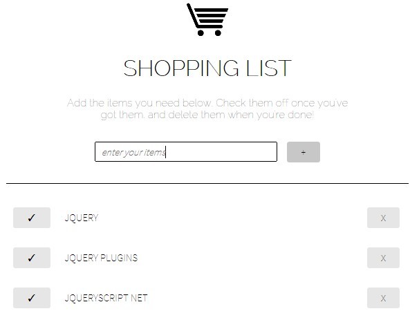 http://www.jqueryscript.net/other/Lightweight-jQuery-Shopping-List-App.html