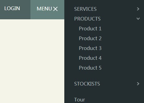 http://www.jqueryscript.net/menu/Responsive-Sliding-Side-Navigation-with-jQuery-CSS3.html