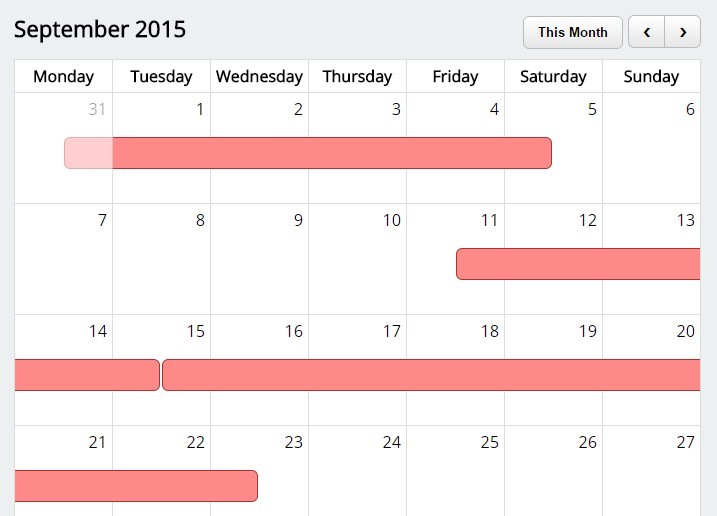 Calendar Chart Javascript