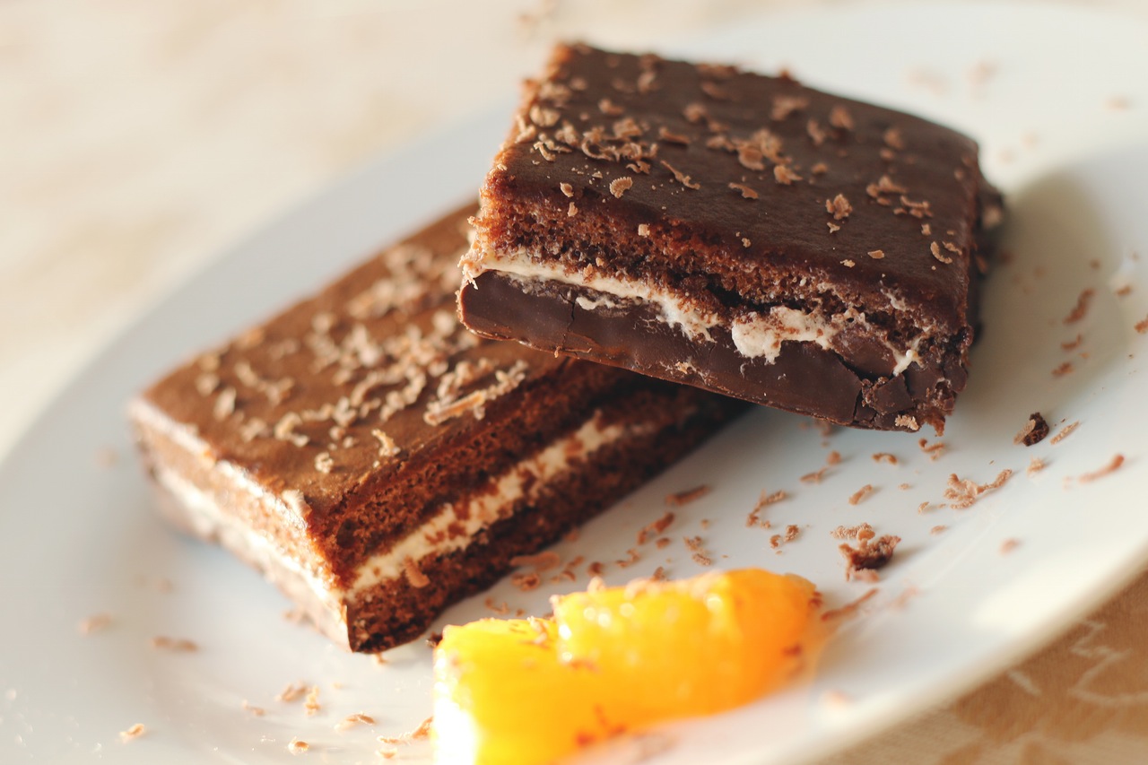 Lovely choclate brownie picture