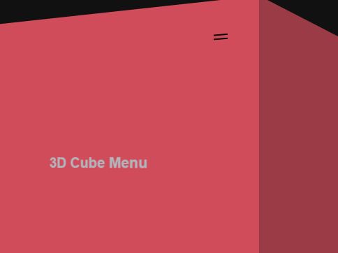 3D Flipping Cube Navigation With jQuery And CSS3