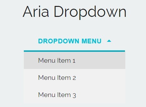 Accessible & Animated Dropdown Menu with jQuery and CSS3