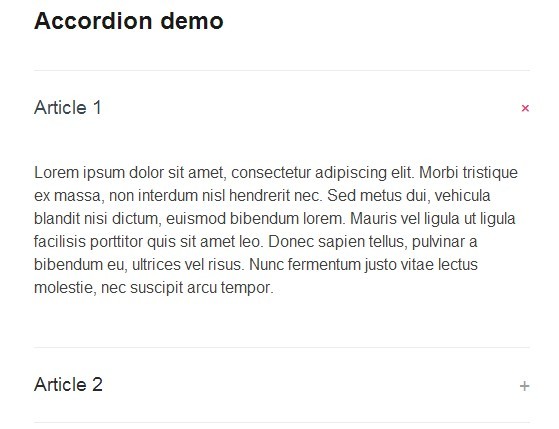 Accessible Smooth jQuery Toggle Panel & Accordion Plugin