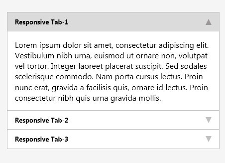 Accordion Like Content Tabs Plugin with jQuery - Easy Responsive Tabs