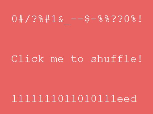Airport-style Shuffle Text Effect With jQuery - TextShuffle.js