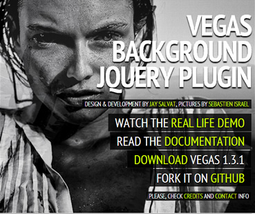 Amazing Background & Slideshow Plugin - Vegas