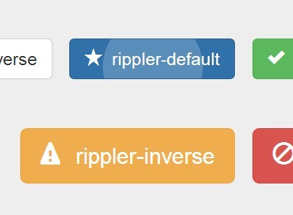 Android L Style Click/Touch Effects with jQuery and CSS3 - rippler