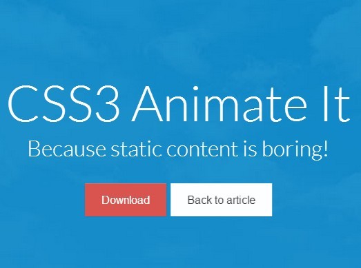 当元素进入视图时动画元素 - jQuery CSS3 Animate It Plugin