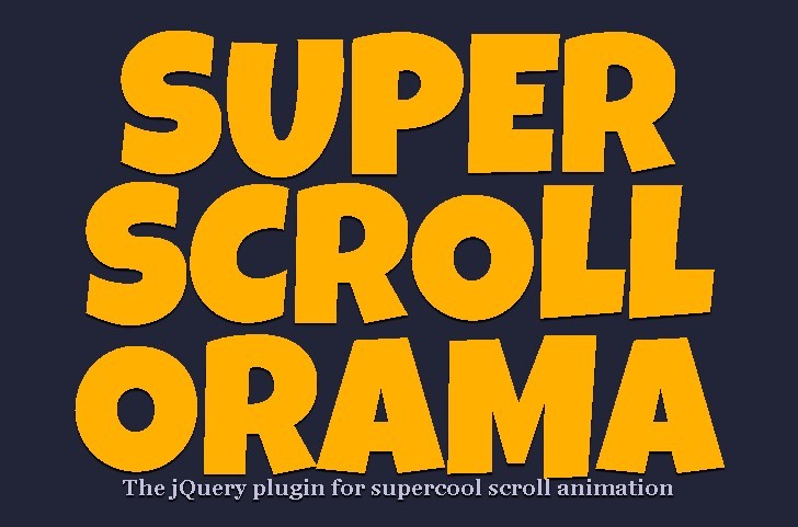 Animated Page Scrolling Effect with jQuery - superscrolloram