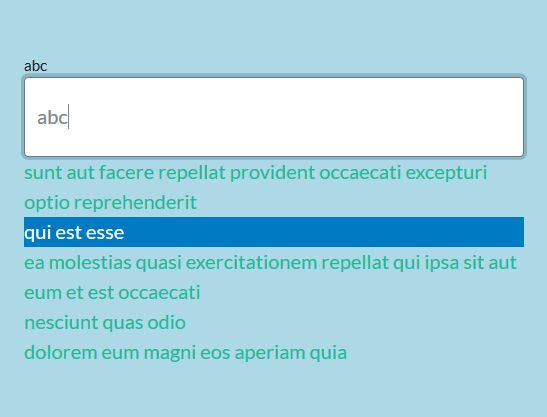 jQuery Autocomplete With External Data Source - pughound.js