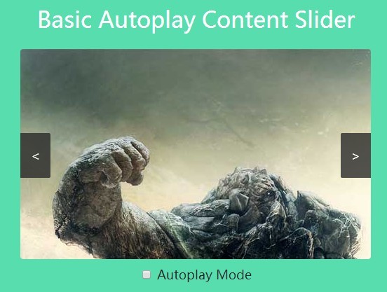 Basic Autoplay Content Slider with jQuery and CSS3