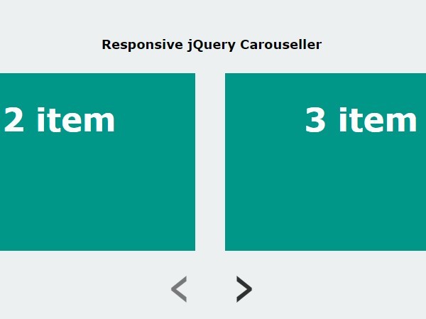 Basic Responsive Carousel Plugin For jQuery - Carouseller