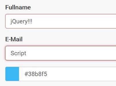 Basic jQuery Form Validator Using Regular Expressions - validex.js