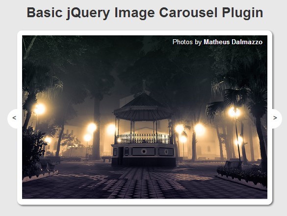 Basic jQuery Image Carousel Plugin