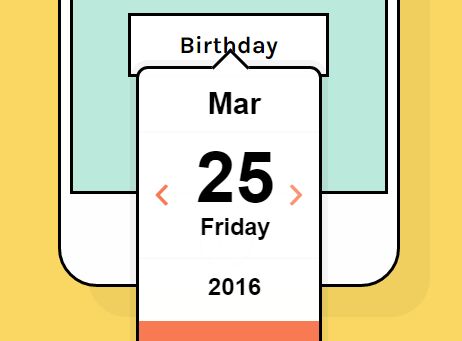 Beautiful Animated jQuery Date Picker Plugin - datedropper