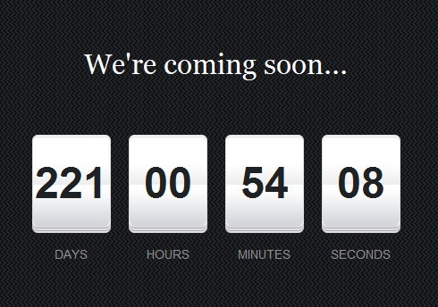 Beautiful jQuery Countdown Timer Plugin