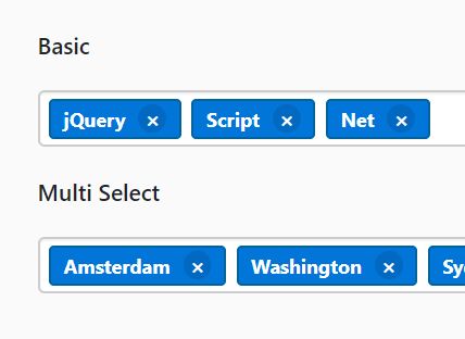 Bootstrap 4 Tag Input Plugin With jQuery - Tagsinput.js