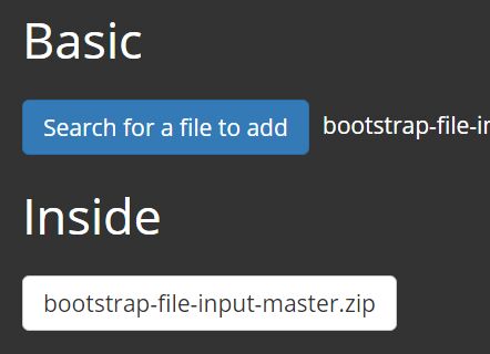 Bootstrap File Input Replacement Plugin With jQuery