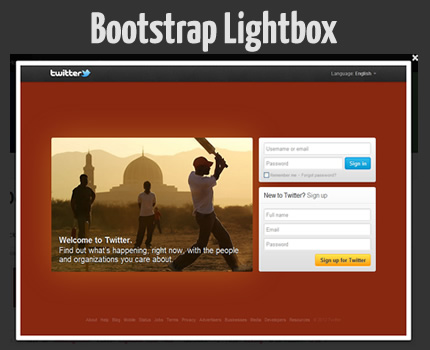 Bootstrap Lightbox Plugin with jQuery