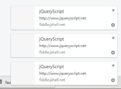 Browser Level Web Notification Plugin With jQuery - desktopify