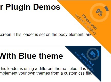 Circular Corner Loader with jQuery and CSS3 - jmyloader