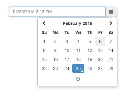 Clean Date & Time Picker with jQuery and Bootstrap 3