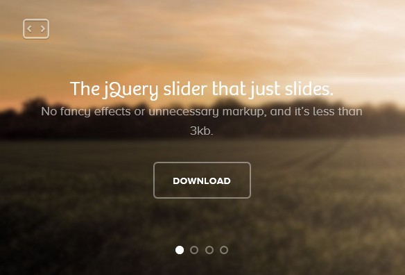 Clean and Flexible jQuery Content Slider Plugin - unslider