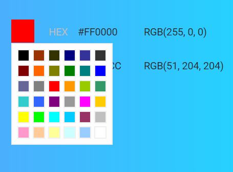 Basic Simple Color Picker Plugin For jQuery - bcPicker