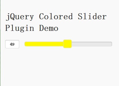 Colored jQuery & jQuery Mobile Value Slider Plugin - Colored Slider