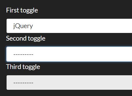 jQuery Plugin For Conditional Logic Form Functionality - toggleFields.js