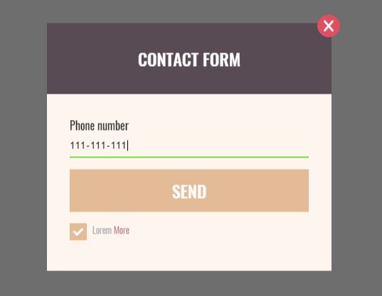 Create A Pretty Contact Form With jQuery - Swyft_Callback