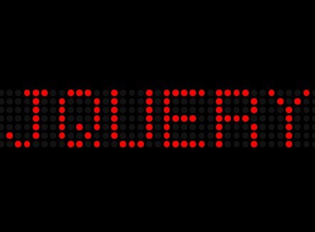 Create A LED/LCD Style Text Scroller Using jQuery and CSS