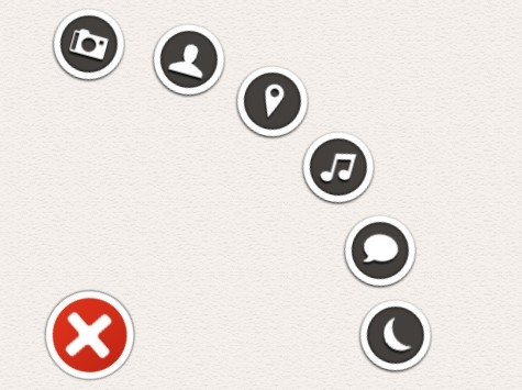 Create A Path-Like Circle Menu with jQuery and CSS3 - Path Buttons