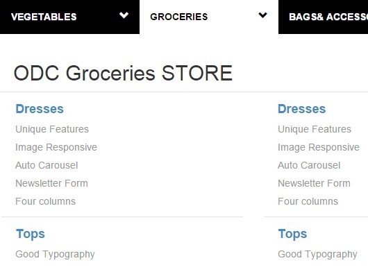 Create A Pretty Mega Menu with jQuery and Bootstrap