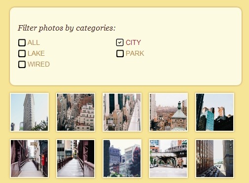 Creating A Responsive & Filterable Image Gallery with jQuery