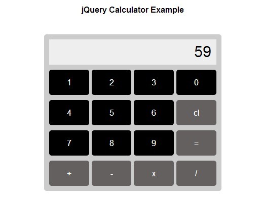 Creating A Simple Calculator with jQuery