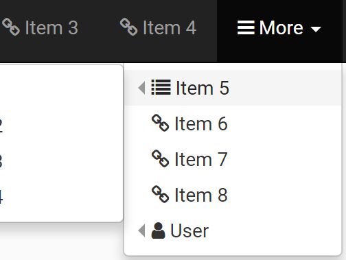 Dropdown navbar bootstrap