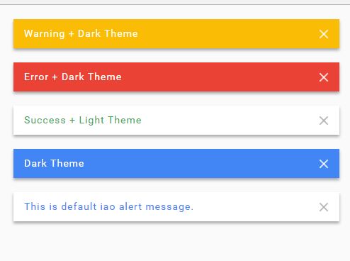 Custom Alert Notification Plugin For jQuery - iao-alert
