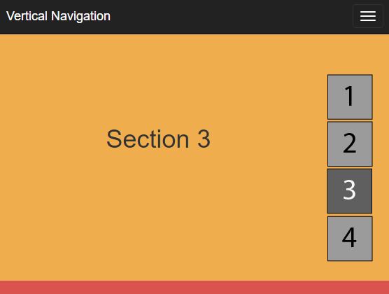 Custom Image Navigation For One Page Scroll Website - Vertical Navigation
