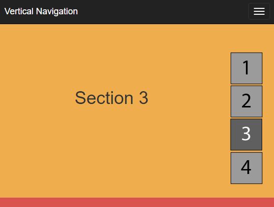 one page website navigation scroll