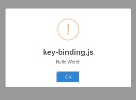 Create Custom Keyboard Shortcuts For Pages - key-binding.js