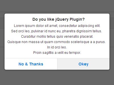 Custom Modal Dialog Plugin - cxDialog