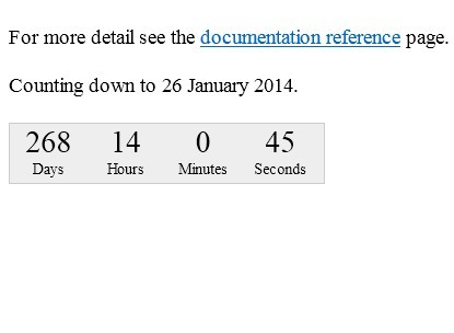 Customizable Countdown Timer Plugin For jQuery - countdown