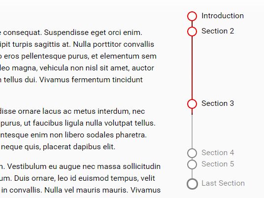 Customizable Page Scroll Progress Indicator Plugin For jQuery