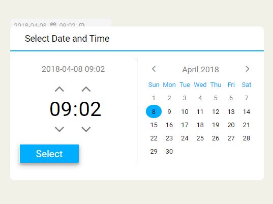amplifikation Ubestemt ejer Beautiful Datetime Picker With jQuery And Moment.js | Free jQuery Plugins