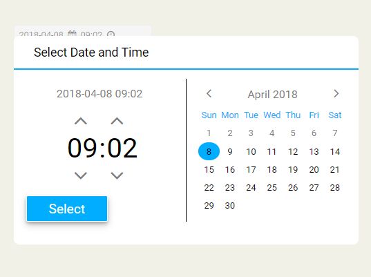 Beautiful Datetime Picker With jQuery And Moment.js