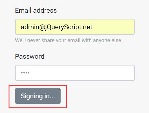 bord Mammoet begin Auto Disable Submit Button On Form Submit - jQuery Disable With | Free  jQuery Plugins